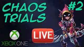 Dungeon Defenders 2 - Chaos 3 Trials (Xbox One) #2 LIVE!