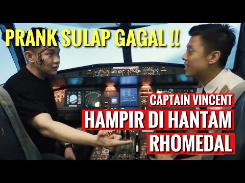 PRANK SULAP GAGAL!! RHOMEDAL MARAH BESAR!! CAPT VINCENT HAMPIR DI HANTAM
