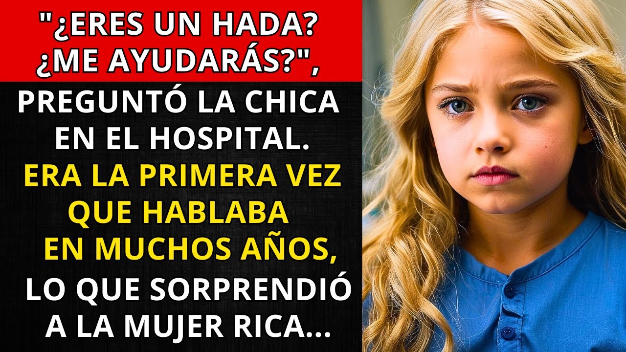 ERA LA PRIMERA VEZ QUE HABLABA EN MUCHOS AÑOS, LO QUE SORPRENDIÓ A LA MUJER RICA...