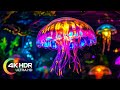 Colorful Jellyfish Aquarium in 4K Video Ultra HD with Relaxing Music DEFAULT Thumbnail