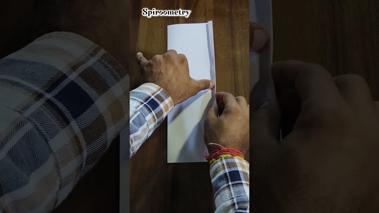 Circular paper plane | Step by step | Easy origami tutorial | #papercraft #origami #shorts