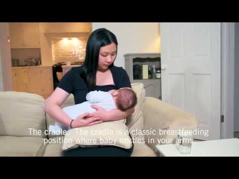 How-to: The Cradle Breastfeeding Position