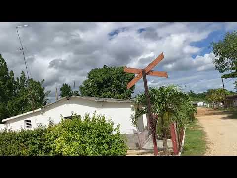 Batey de Palenque en los límites del municipio de Remedios y Camajuani en Cuba Villa Clara.