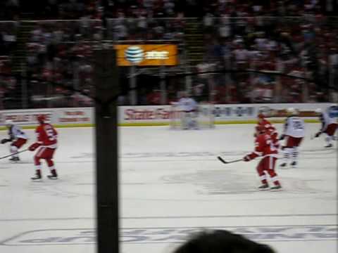 Game 2 of the Stanely Cup playoffs Blue Jackets vs Red Wings.
