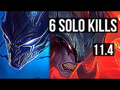 NOCTURNE vs AATROX (TOP) | 6 solo kills, 1.7M mastery, 700+ games, Dominating | BR Diamond | v11.4