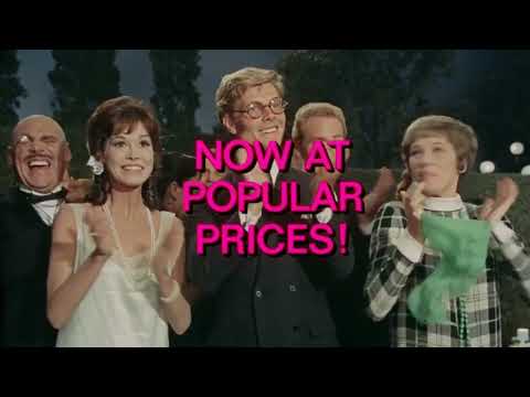 Trailer collage: club spotlight on Carol Channing; Andrews in makeover montage; novelty dance floor