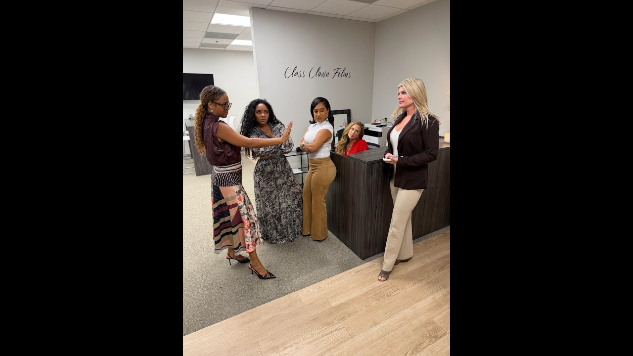 Charlotte comes to the office and confronts Candace about the Halloween party