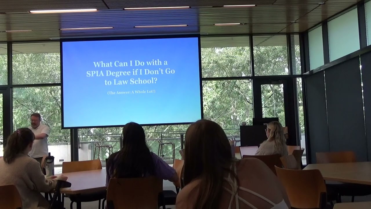 What to do with a SPIA degree if you don't go to Law School