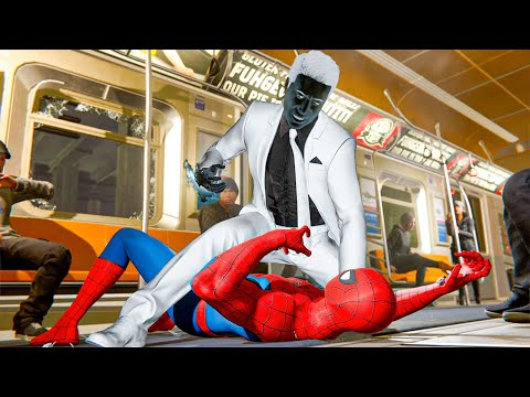 Marvel's Spider-Man Remastered - Spider-Man Vs Mr. Negative Train Fight