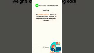 Gradient boosting | data science interview question #datascience #datascientists #machinelearning
