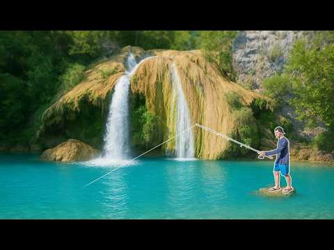 Fishing a Secret Waterfall Oasis That Feels Unreal