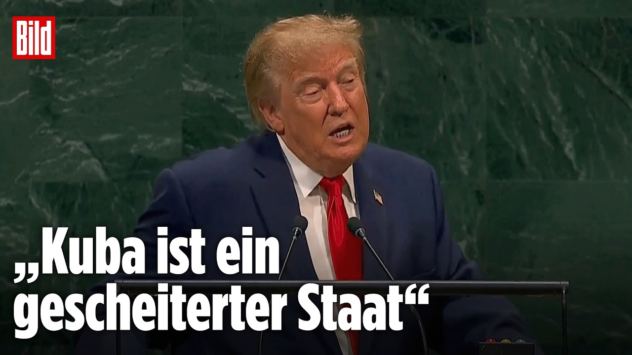 UN-Generalversammlung: Trump warnt vor Kuba als Schutzraum für US-Gegner