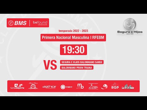 Balonmano Sanse VS BM Proin Triana Sevilla - Temporada 22/23 - 1ª Nacional Masculina Grupo F
