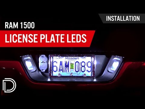 How to Install Ram 1500 License Plate LEDs