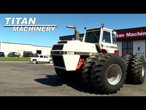 Clean old Case 4890 4 wheel drive tractor