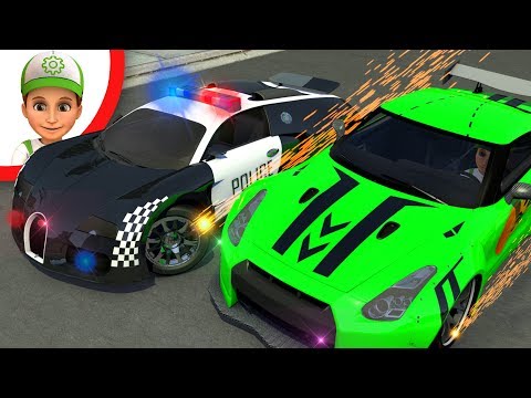 Cartoons video. Adventure police Handy Andy and his friends. Full episodes