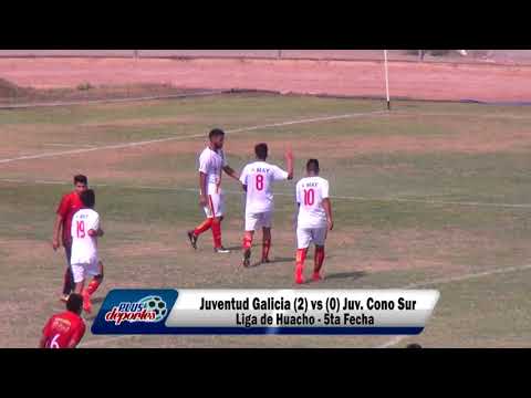JUVENTUD GALICIA (2) vs (0) JUV. CONO SUR - FÚTBOL HUACHANO - 5TA FECHA/2018.