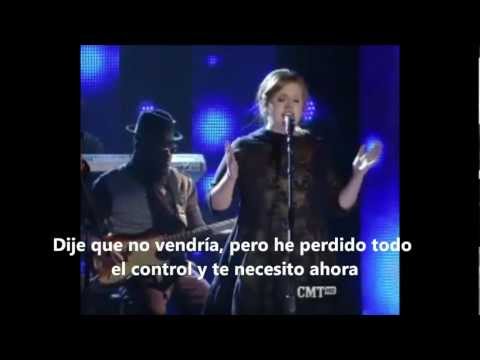 Adele feat. Darius Rucker I Need  You Now (subtitulado español )