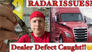 DETROIT ASSURANCE SIDE RADAR PROBLEM ON FREIGHTLINER CASCADIA | COMMON DEFECT | POSSIBLE RECALL?