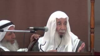 كلمة لفضيلة الشيخ العلامة حمدي السلفي رحمه الله في احدا مجالس الشيخ مشهور بن حسن آل سلمان حفظه الله image