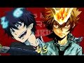 Tsuna Sawada vs Rin Okumura. Épicas Batallas de ...