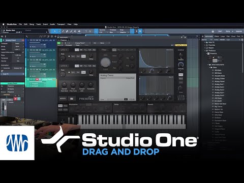 Drag and Drop Everything in Studio One | PreSonus