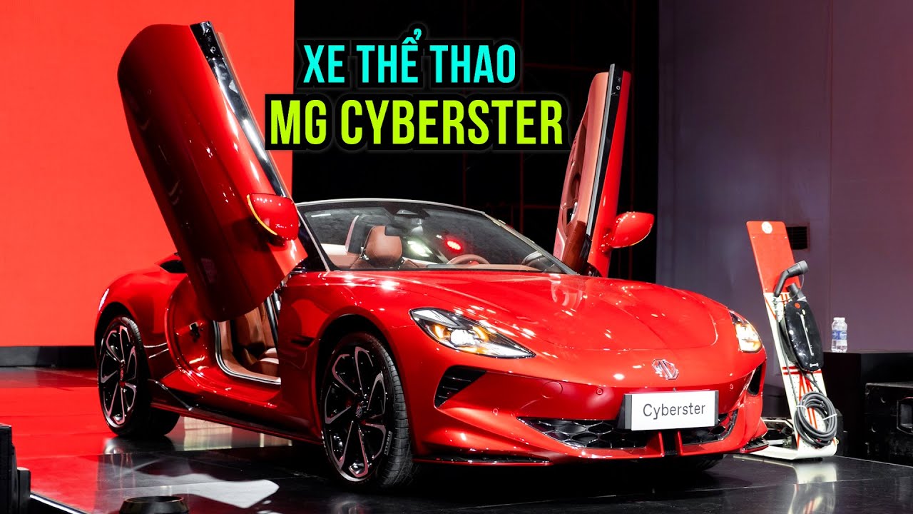 Xem nhanh xe thể thao MG Cyberster lần đầu tiên ra mắt Việt Nam