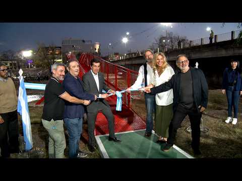 🏗️ NUEVAS PASARELAS EN SAN SALVADOR I Sadir acompañó la inauguración en el parque Xibi Xibi