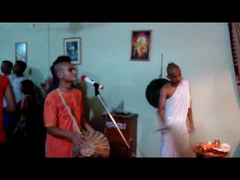 ISKCON Chitwan Sandhya Aarati by HG Kripalu Gaur Sundar Prabhu Jee