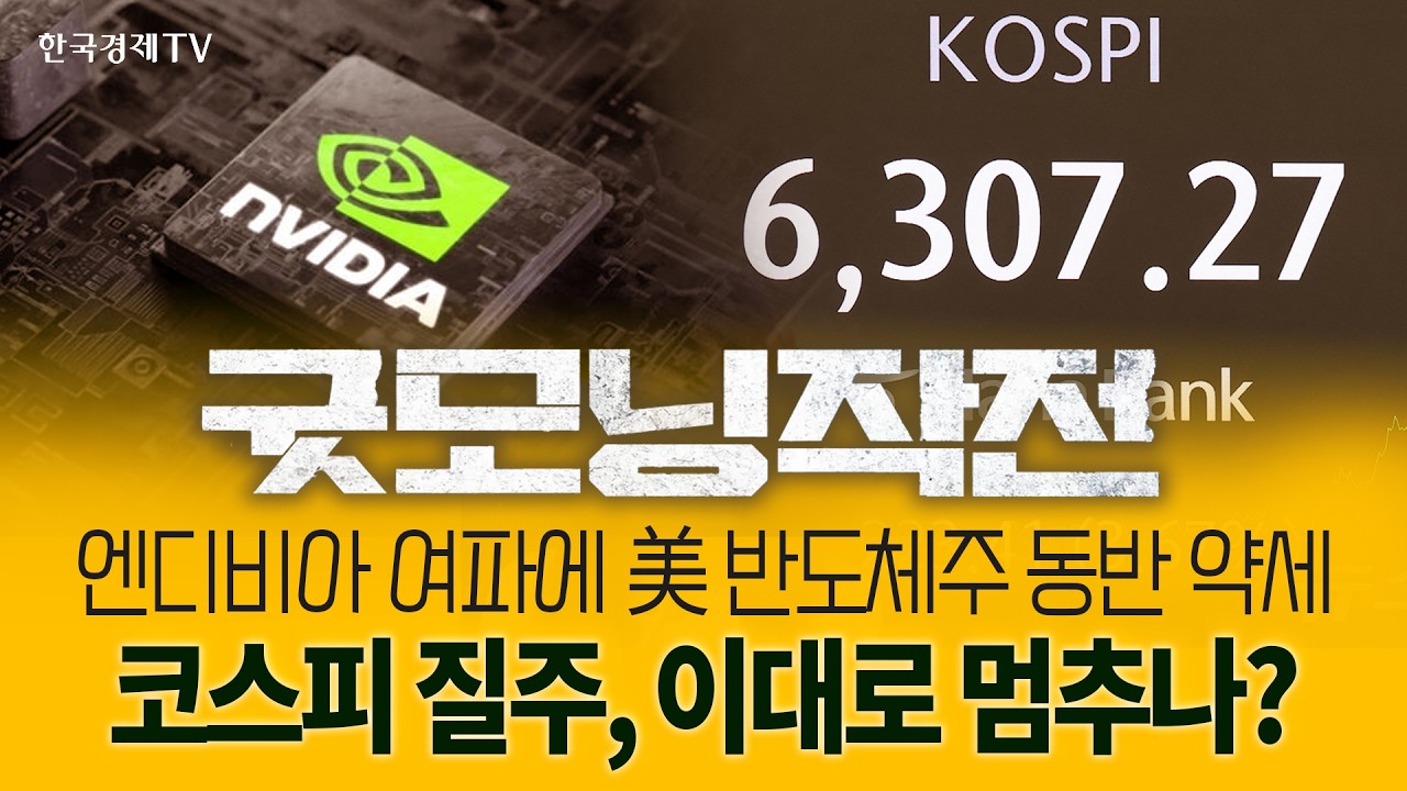 하룻밤의 꿈이였나... 반도체주 동반 하락? | 굿모닝작전_260227