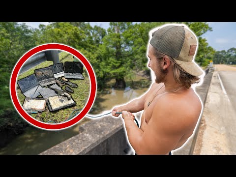 Magnet Fishing Gone Wild - The Ultimate Magnet Fishing Jackpot (6 Guns, 8 Laptops And More)