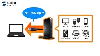 [タブレットスタンド付きUSB3.0ドッキングステーションの紹介]