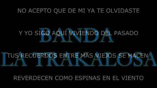 Adicto a la tristeza con letra Banda la trakalosa de monterrey