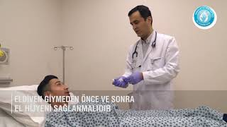 Koç Üniversitesi Hastanesi çalışanlarının el hijyeni mesajı