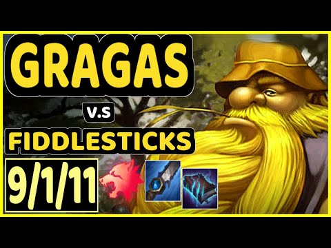 SVENSKEREN (GRAGAS) vs FIDDLESTICKS - 9/1/11 KDA JUNGLE CHALLENGER GAMEPLAY - NA