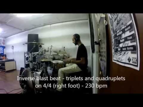 Independence exercises and creative control - extreme metal drumming - Giulio Galati
