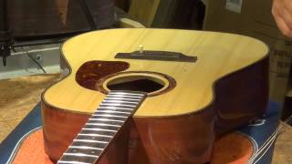 Blues Creek Guitars - How to Make a Nut, saddle, and slot your Bridge Pin Holes