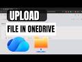 How To Upload File In Onedrive And Shared Link