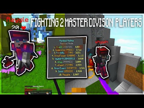 Ranked Skywars #51 - "Fighting 2 Masters Players (whywin #7 & Raygle #10)" (Season 28)