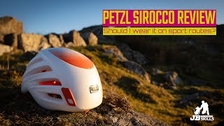 Petzl Sirocco review and chatting about wearing it sport climbing #climbing
