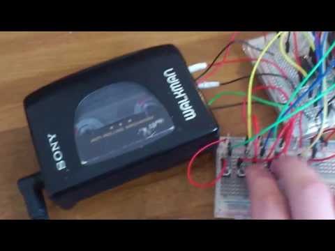 Walkman cassette synthesizer demo (by Matt from Robot Swans)