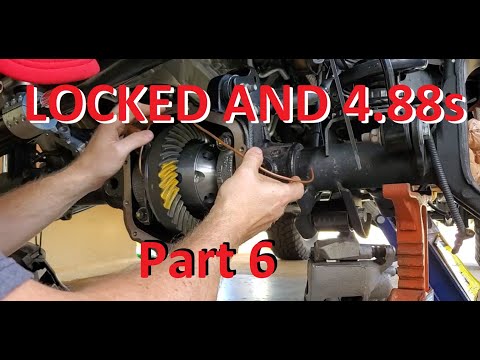 Part 6 How to setup & install an ARB Locker Backlash & Gear Pattern (PLUS install ARB air lines)