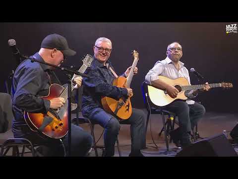 Bireli Lagrene-Martin Taylor-Ulf Wakenius The Great Guitars  Marciac Jazz Fest.  Blues For A Playboy
