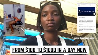NEW BEGINNING : TRADING A 100k ALPHA CG Challenge New Trading Set UP.