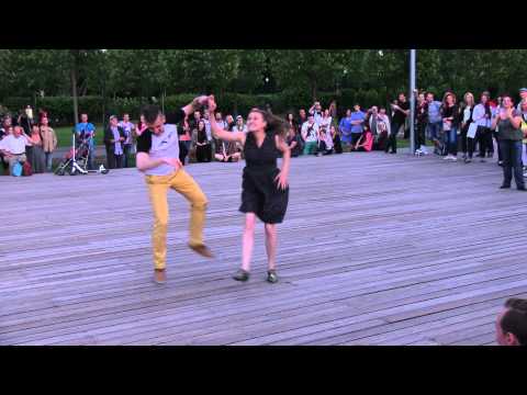 Vladimir Grishin & Anna Yakshina at Open Air Lindy Hop Contest