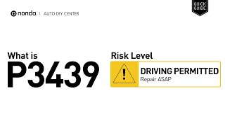 OBD Code p3439 Guide to Repair