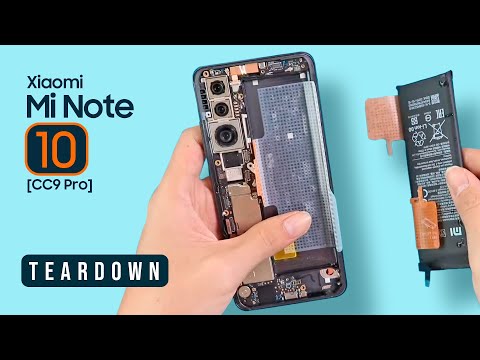 Xiaomi Mi Note 10 Disassembly Inside - CC9 Pro 108mp Teardown