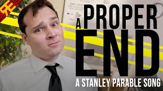 Cover art for A PROPER END: A Stanley Parable Song