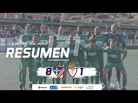 Resumen CP Almería 0  - 1 Real Jaén CF
