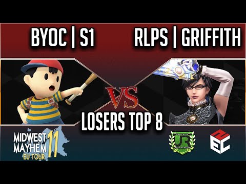 Midwest Mayhem 11 LOSERS TOP 8 - BYOC | S1 (Ness) vs RLPS | Griffith (Bayonetta)